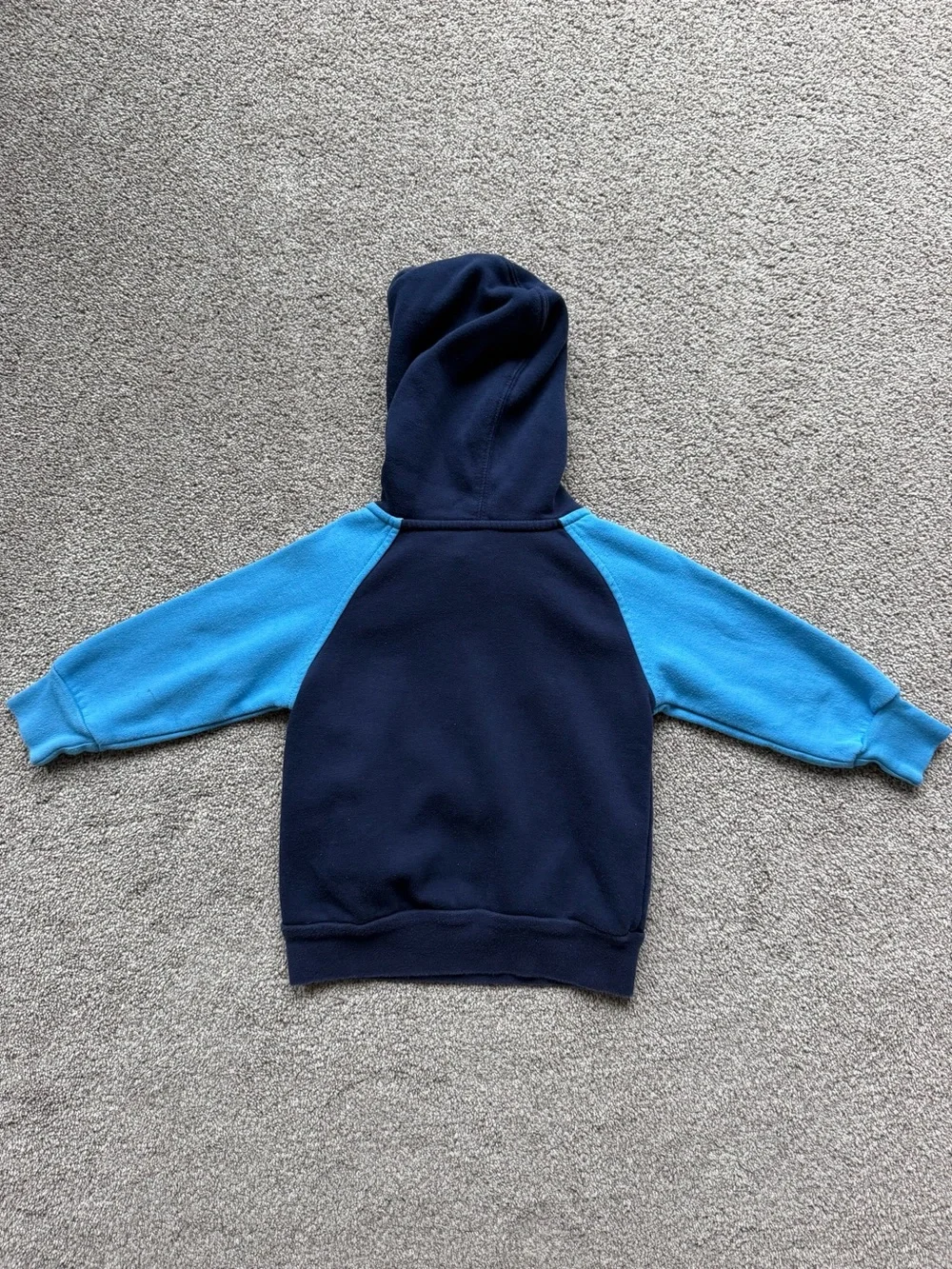 Kids Navy & Light Blue 'Sports Champs' Hooded Pullover